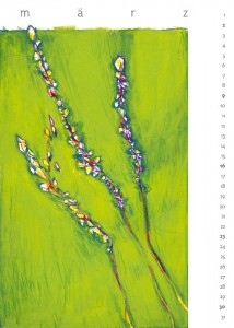flora 2014 - Kalenderblatt März