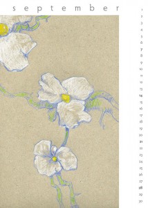 flora 2014 - Kalenderblatt September