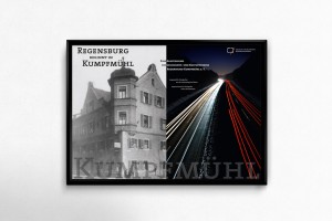 Ausstellungsplakat »Regensburg beginnt in Kumpfmühl«
