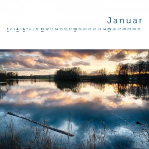 licht jahr 2015 - Kalenderblatt Januar