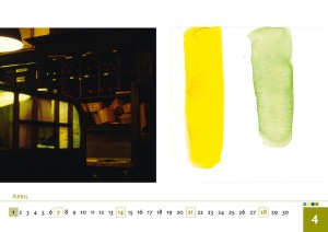 chromatische aberration 2013 - Kalenderblatt April