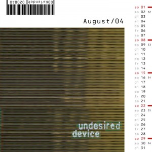 hardware 2004 | Kalenderblatt August