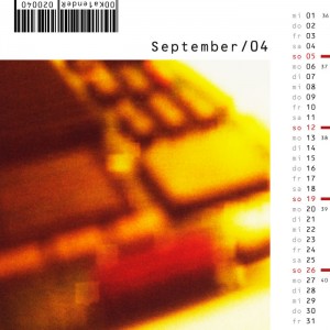 hardware 2004 | Kalenderblatt September