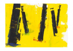 unterholz 2003 - Bilderseite 1 - Acryl auf Fotokarton
