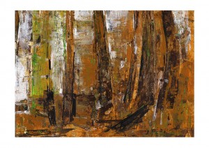 unterholz 2003 - Bilderseite 5 - Acryl auf Fotokarton