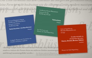 Ausstellungsbanner-Serie »Weg zur Form. Die Zinngießertradition der Familie Wiedamann«