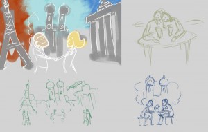 tales of three cities - Vorskizze