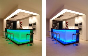 Wohnraum mit LED-Beleuchtung | LI-EX, Regensburg