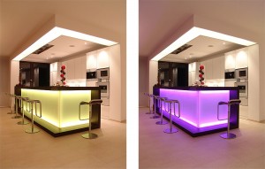 Wohnraum mit LED-Beleuchtung | LI-EX, Regensburg