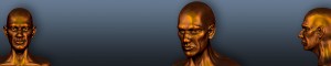 Sculptris Bronzekopf - Freeform-Modelling
