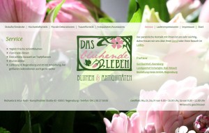 Internetauftritt | Das blühende Leben - Inhaltsseite »Service«
