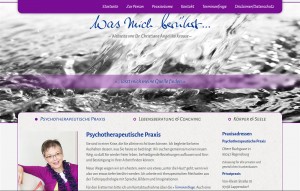 Internetauftritt | Praxis Dr. C. A. Krause, Regensburg - Inhaltsseite »Psychotherapeutische Praxis«