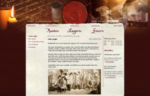 Screendesign | Zum Spießgesellen GmbH & Co. KG, Nürnberg - Inhaltsseite »Text mit Bild«