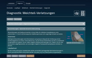 eLearning | Universitätsklinikum, Regensburg - Beispielseite - Diagnostik