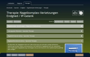 eLearning | Universitätsklinikum, Regensburg - Beispielseite - Therapie