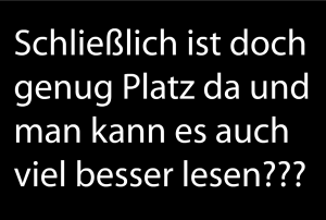 Welche Menge vertragen wir?