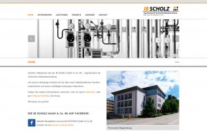 Internetauftritt | IB SCHOLZ GmbH & Co. KG, Regensburg