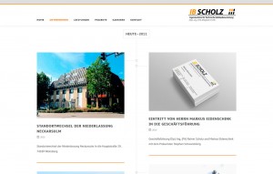 Internetauftritt | IB SCHOLZ GmbH & Co. KG, Regensburg