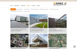 Internetauftritt | IB SCHOLZ GmbH & Co. KG, Regensburg