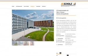 Internetauftritt | IB SCHOLZ GmbH & Co. KG, Regensburg